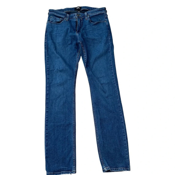 PAIGE Denim - Paige Federal Women’s Mid-Rise Medium Wash Denim Slim Leg Jeans Size 32 GUC